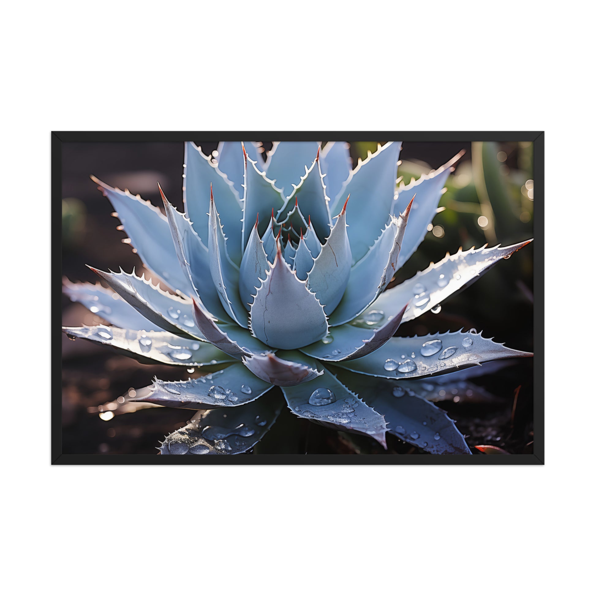 Framed Wall Art Prints: A Moment of Peace Botanical Rustic Photorealism