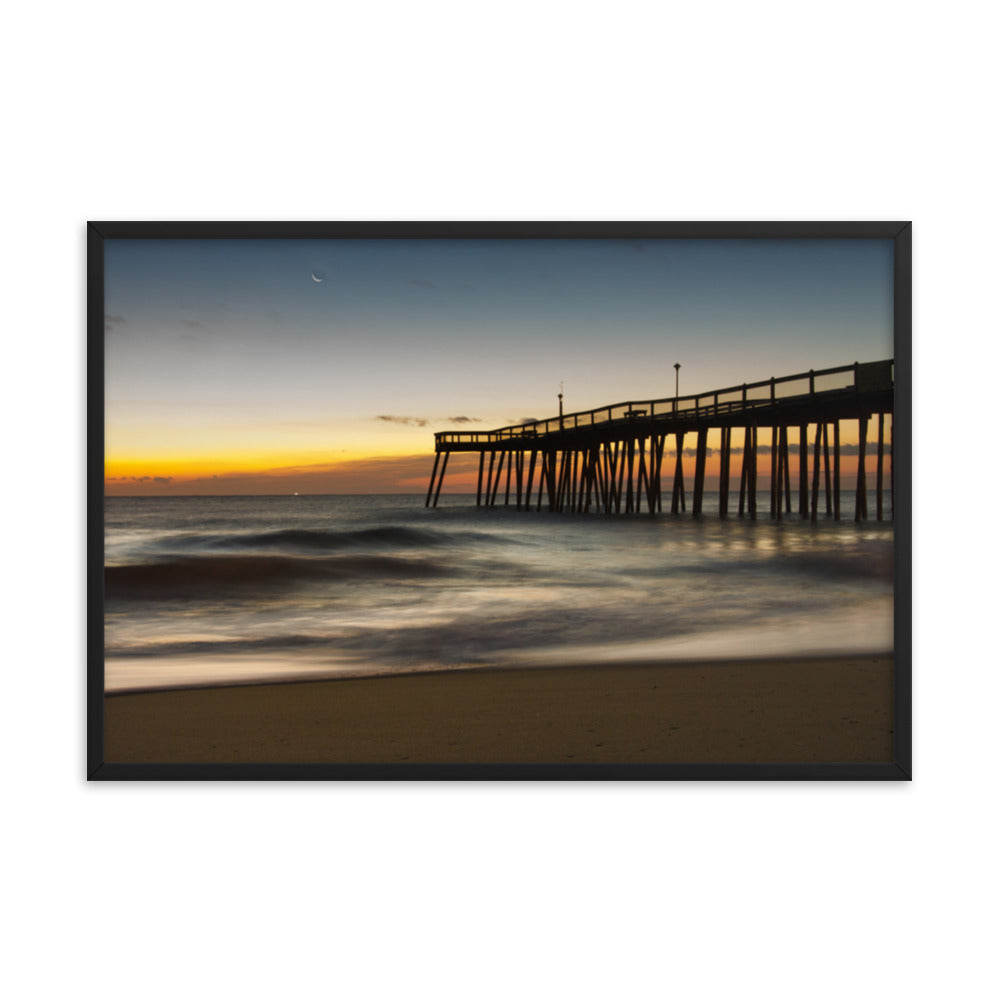 Motion of the Ocean Coastal Landscape Framed Photo Paper Wall Art Prints
