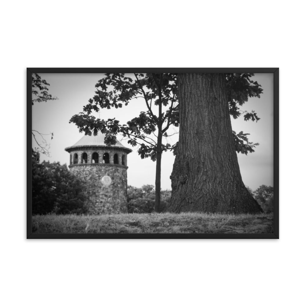 Rockford Tower in Black and White Framed Photo Paper Wall Art Prints