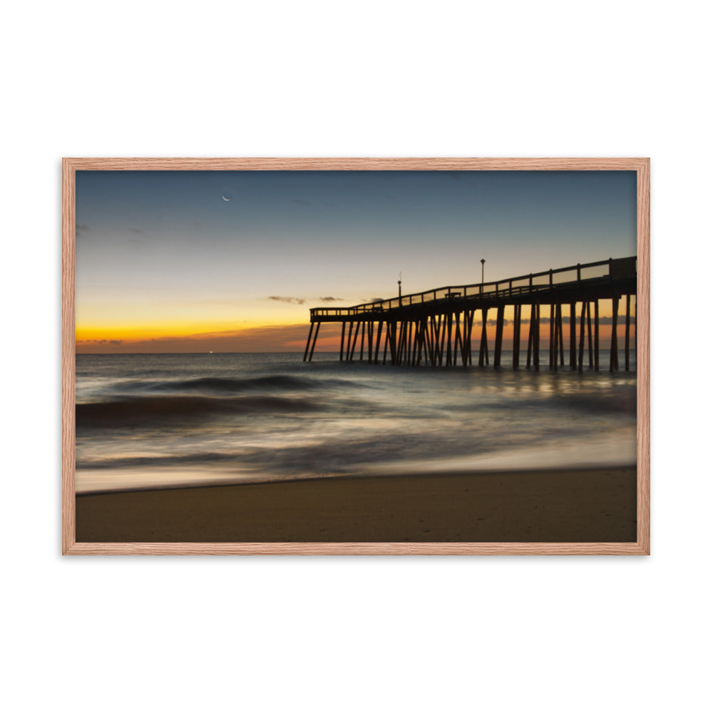 Motion of the Ocean Coastal Landscape Framed Photo Paper Wall Art Prints