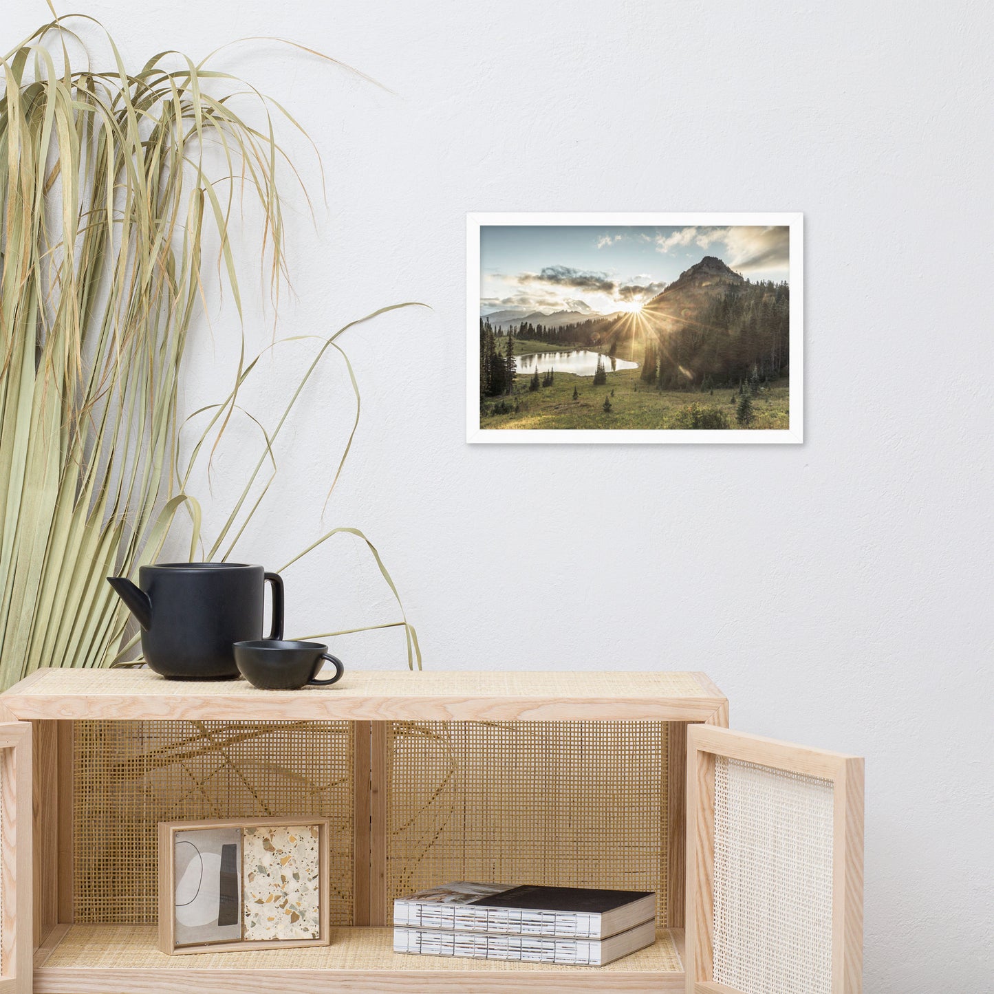 At Peace Rustic Landscape Photograph Framed Wall Art Print