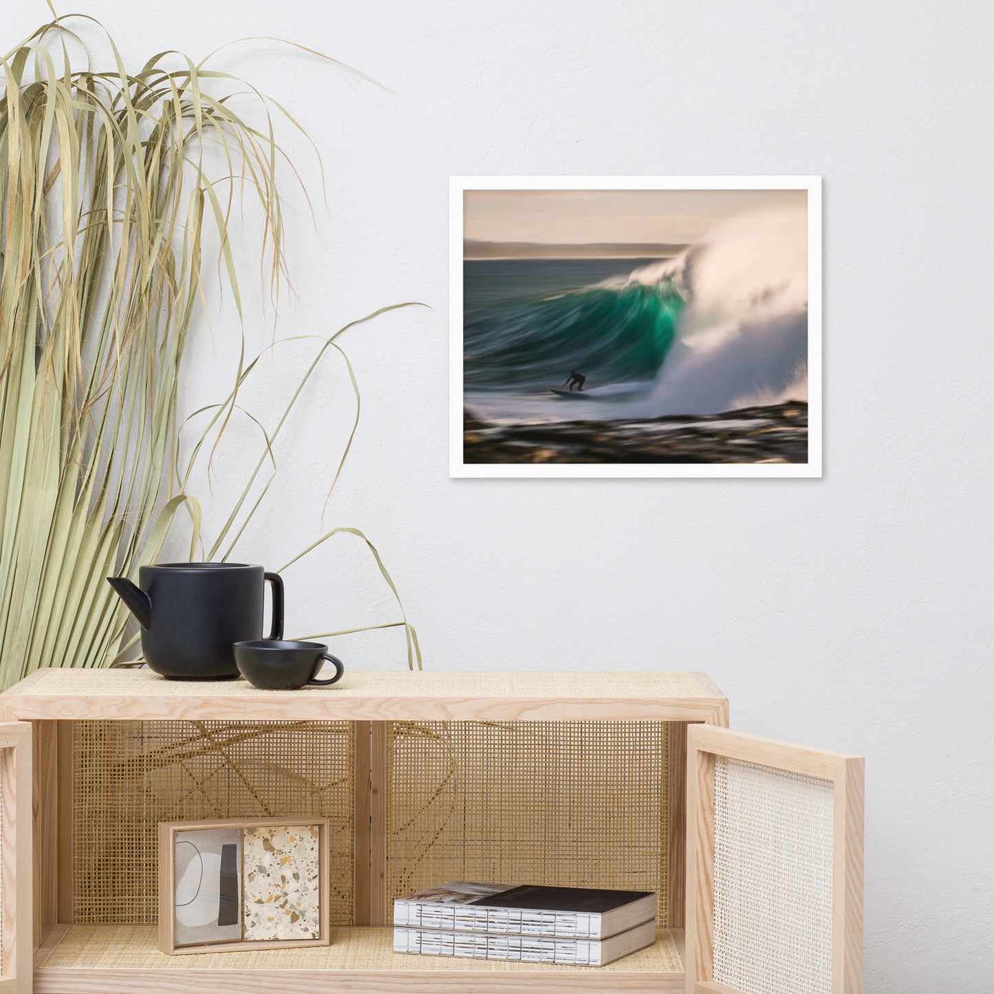 Dance of Water and Light Coastal Lifestyle / Abstract / Landscape Photograph Framed Wall Art Print