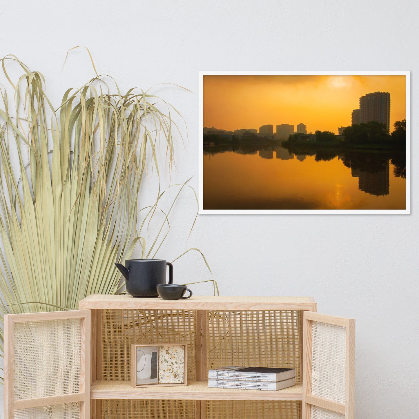 Wilmington at Sunrise Urban Landscape Framed Photo Paper Wall Art Prints