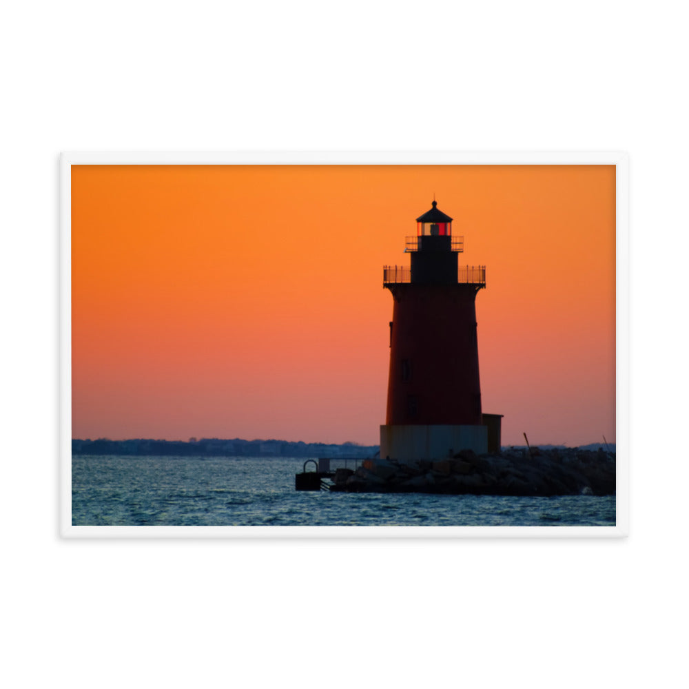 Sunset at Henlopen State Park 3 Framed Photo Paper Wall Art Prints