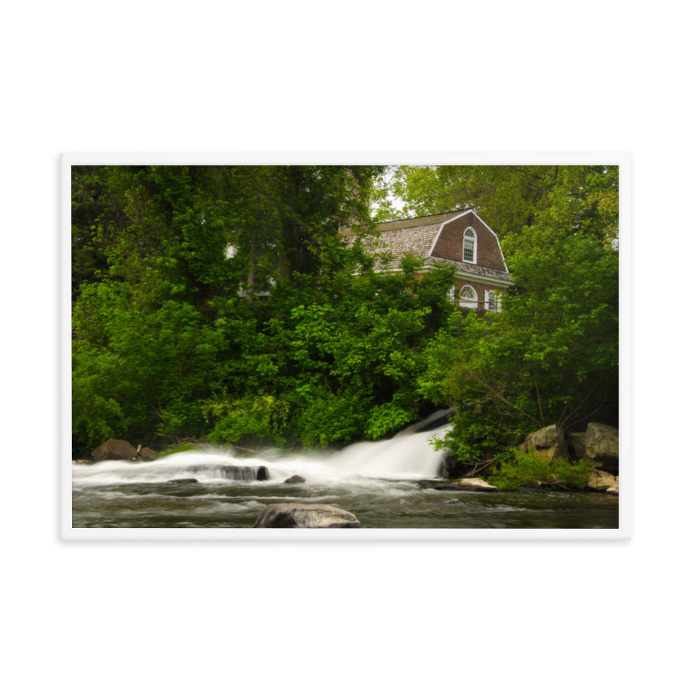 The Brandywine River and First Presbyterian Church Framed Photo Paper Wall Art Prints