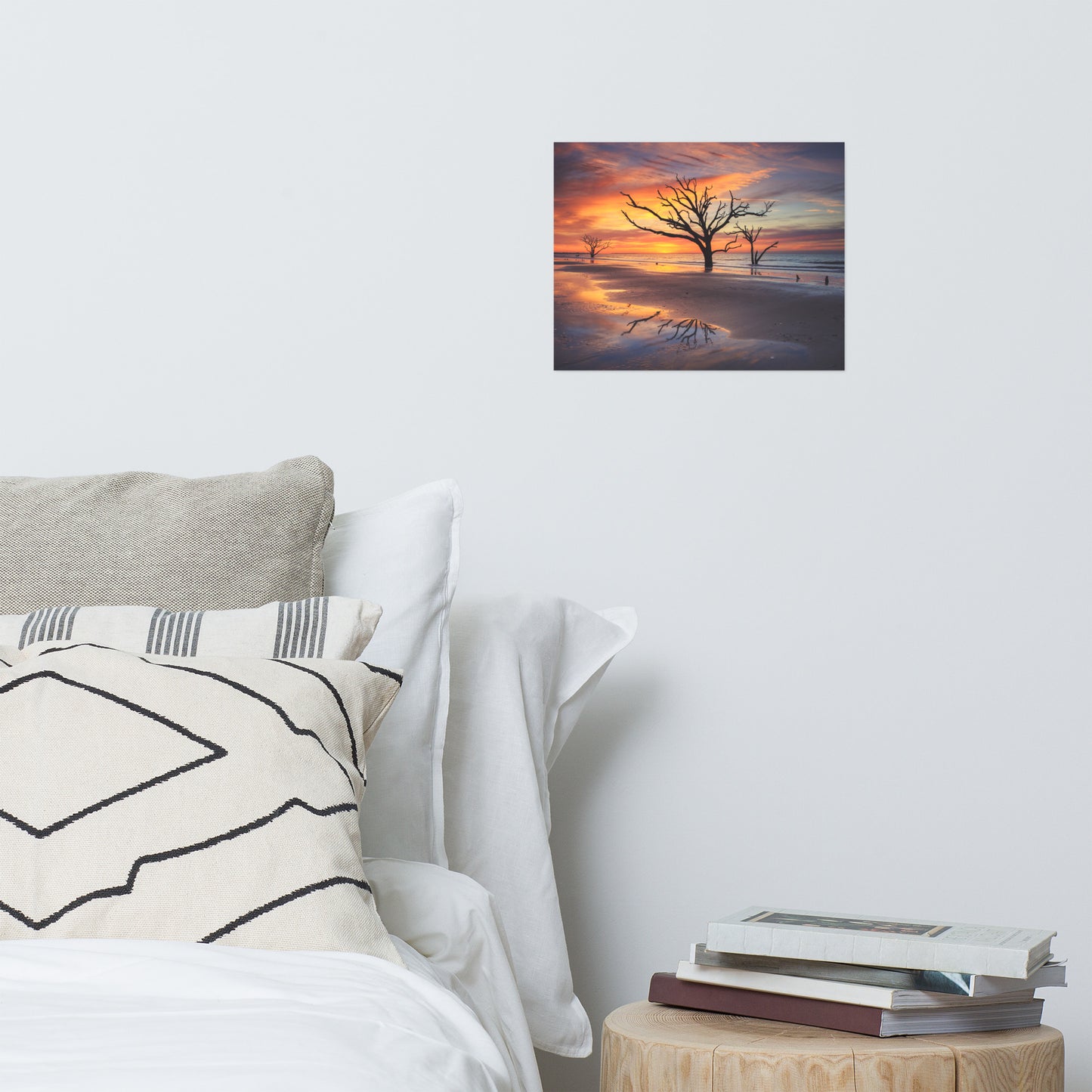 Sunrise and Trees At Edisto Island Coastal Landscape Photo Loose Wall Art Prints