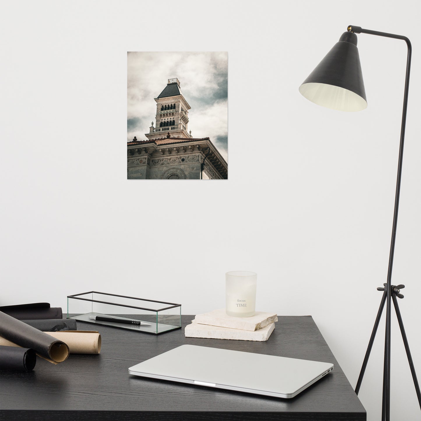 Bell Tower on Tomochichi Federal Building Savannah Ga Loose Wall Art Print
