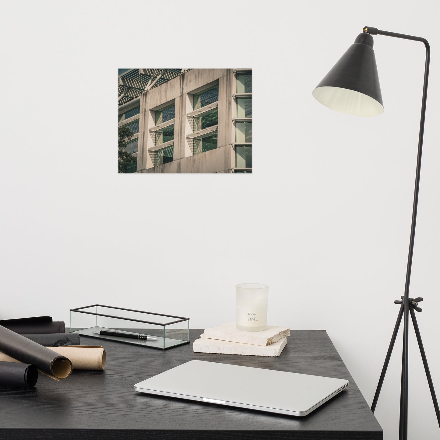 Window Pattern Jepson Center Savannah Ga Architectural Photo Loose Wall Art Print
