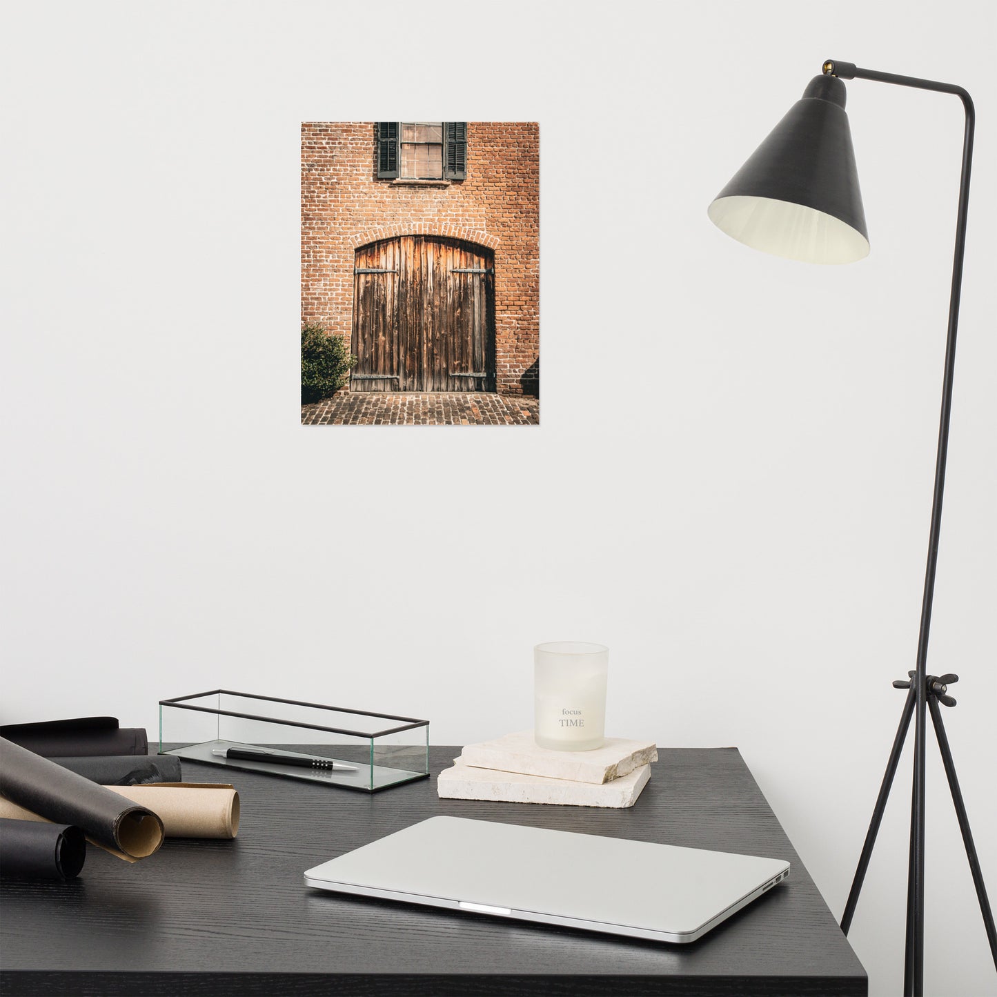 Old Wooden Door Savannah Ga Rustic Architectural Photograph Loose Wall Art Print