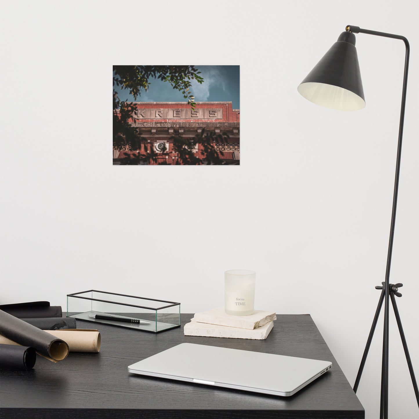 Old Kress Building Broughton St Savannah Ga Architectural Photo Loose Wall Art Print