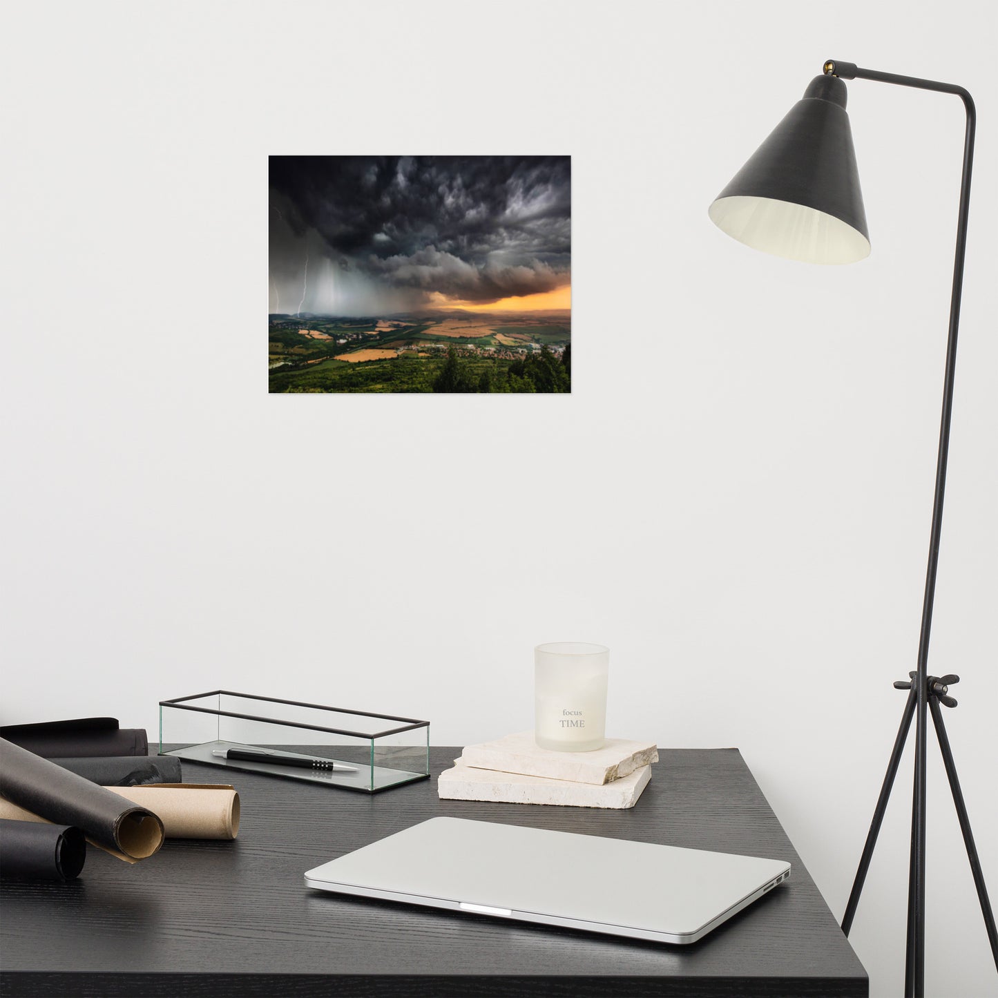 The Storm Rustic Landscape Photograph Loose Unframed Wall Art Print