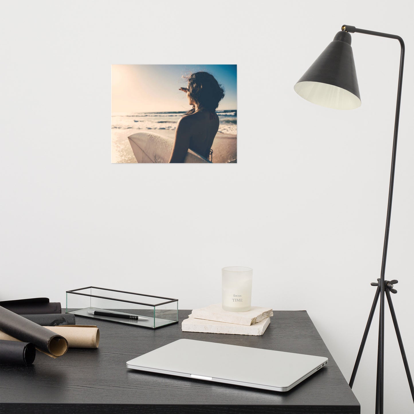 Saltwater Sunrise Coastal Lifestyle Photograph Loose Wall Art Print