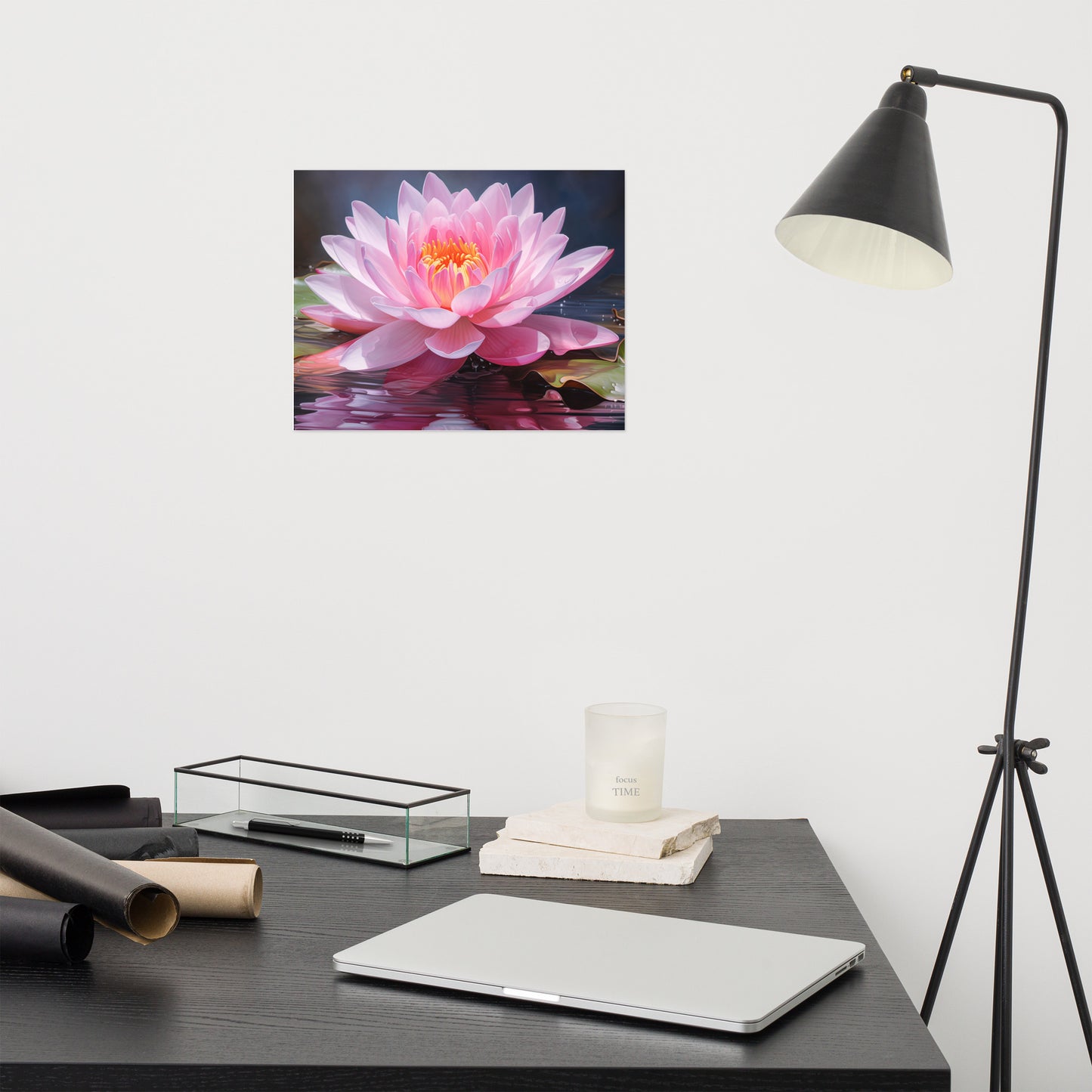 Blossom on the Breeze Oil Painting - Digital Artwork Loose Art Print