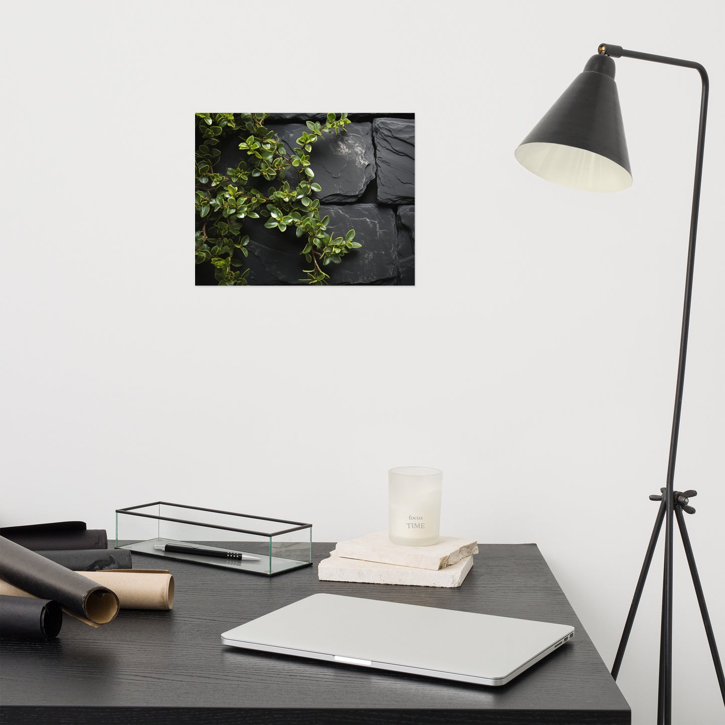 Thyme's Whisper Photorealism - Digital Artwork Loose Art Print