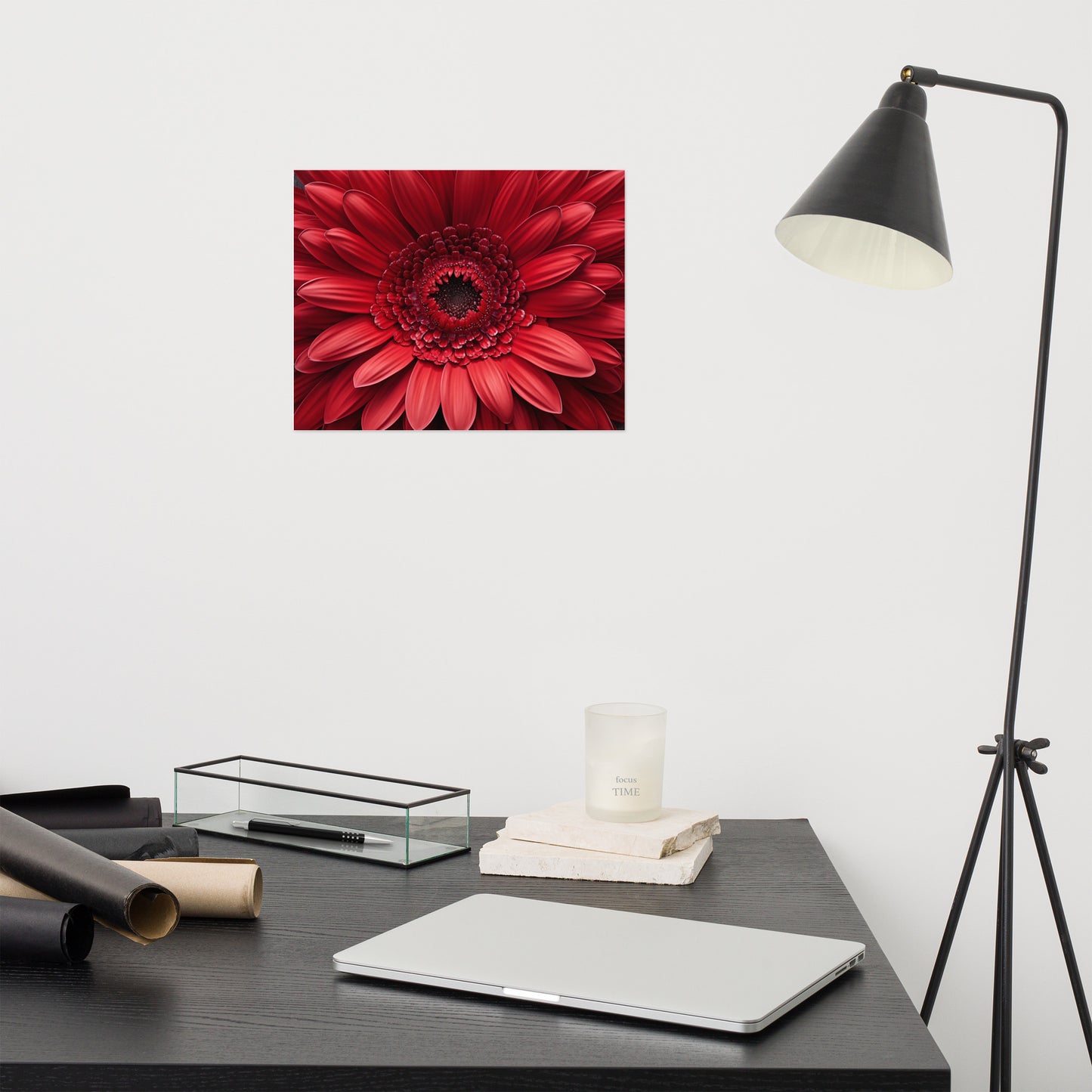 Bloomin' Beautiful Photorealistic Floral Digital Artwork Loose Art Print