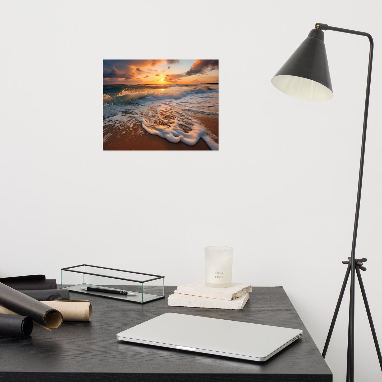 California Dreamin' Realism Painting Digital Artwork Loose Art Print