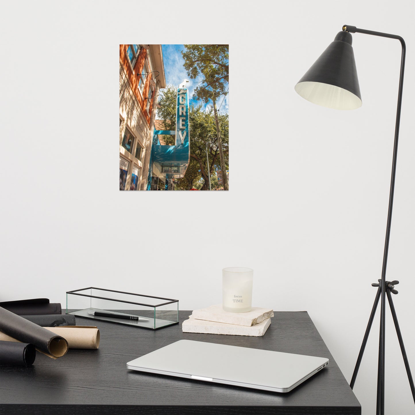 The Grey Diner Savannah Ga Architectural Photo Loose Wall Art Print