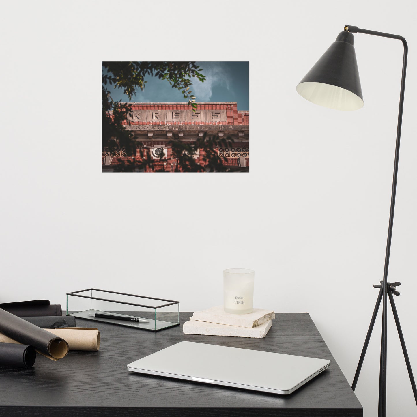 Old Kress Building Broughton St Savannah Ga Architectural Photo Loose Wall Art Print