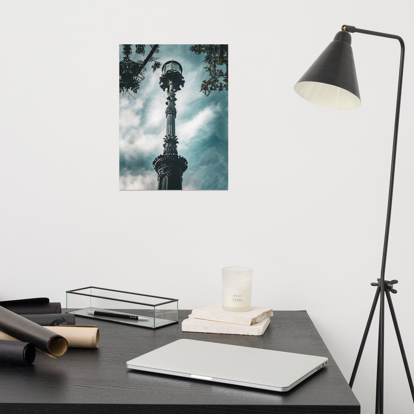 Old Harbor Light Emmet Park Savannah Ga Loose Wall Art Print