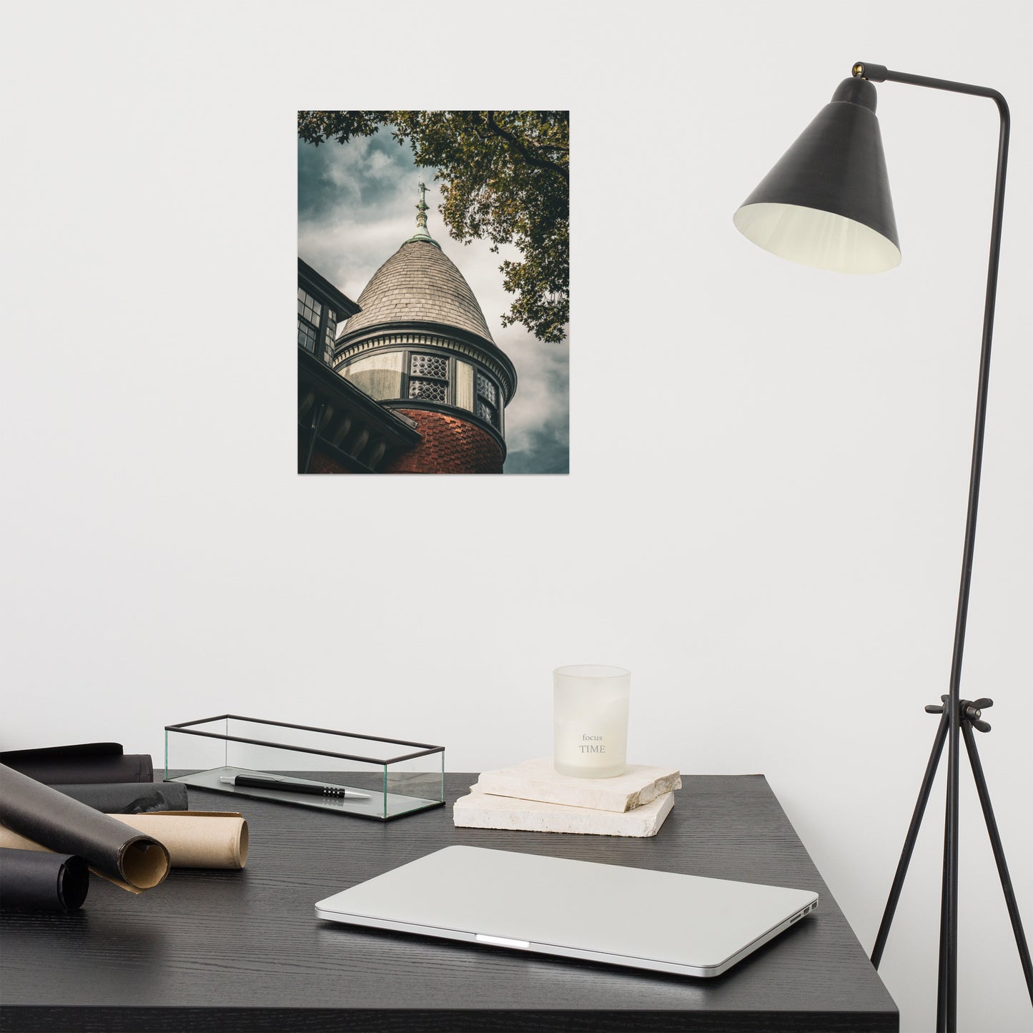 Cupola of Turret of George Baldwin House Savannah Ga Loose Wall Art Print