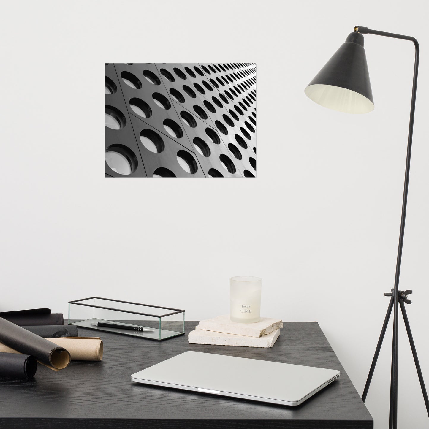 Architectural Art Prints: Binary Rhythm Loose / Unframed Photograph Frameless