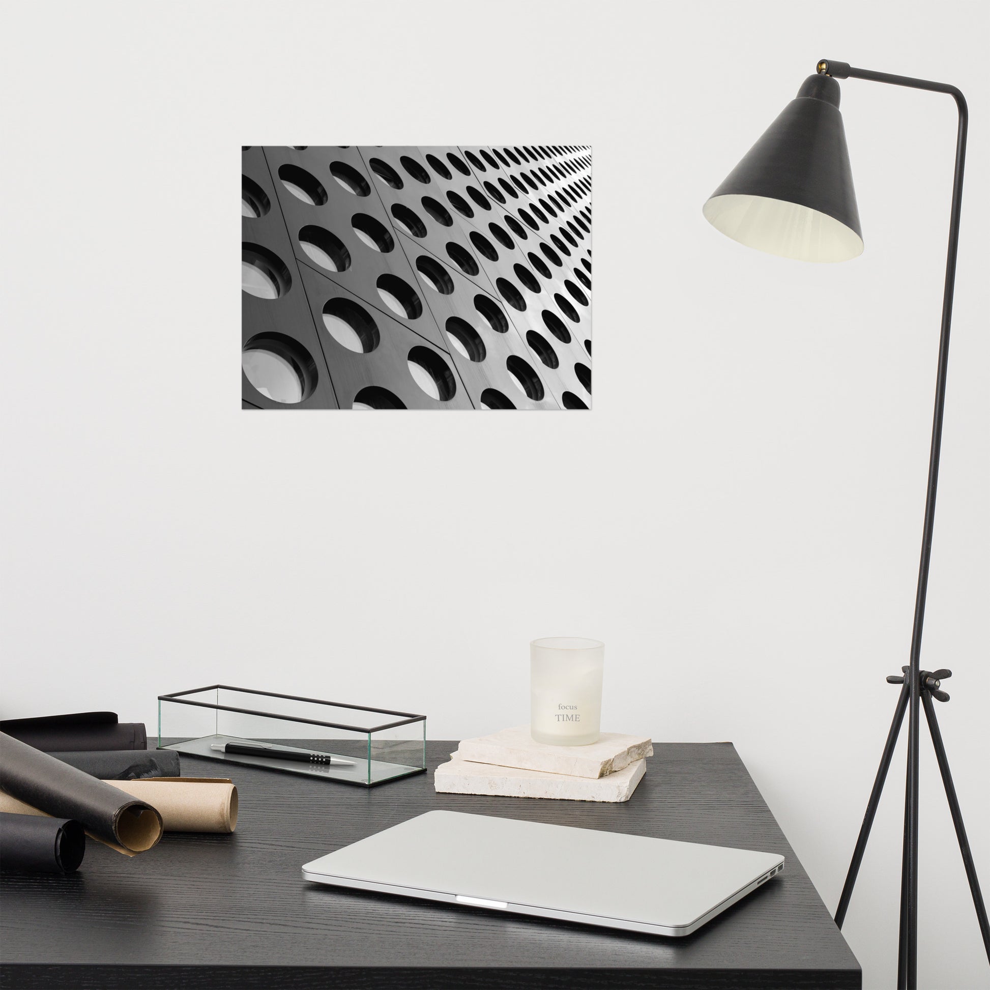 Architectural Art Prints: Binary Rhythm Loose / Unframed Photograph Frameless