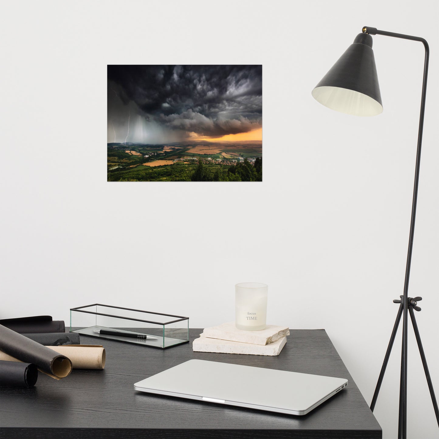 The Storm Rustic Landscape Photograph Loose Unframed Wall Art Print