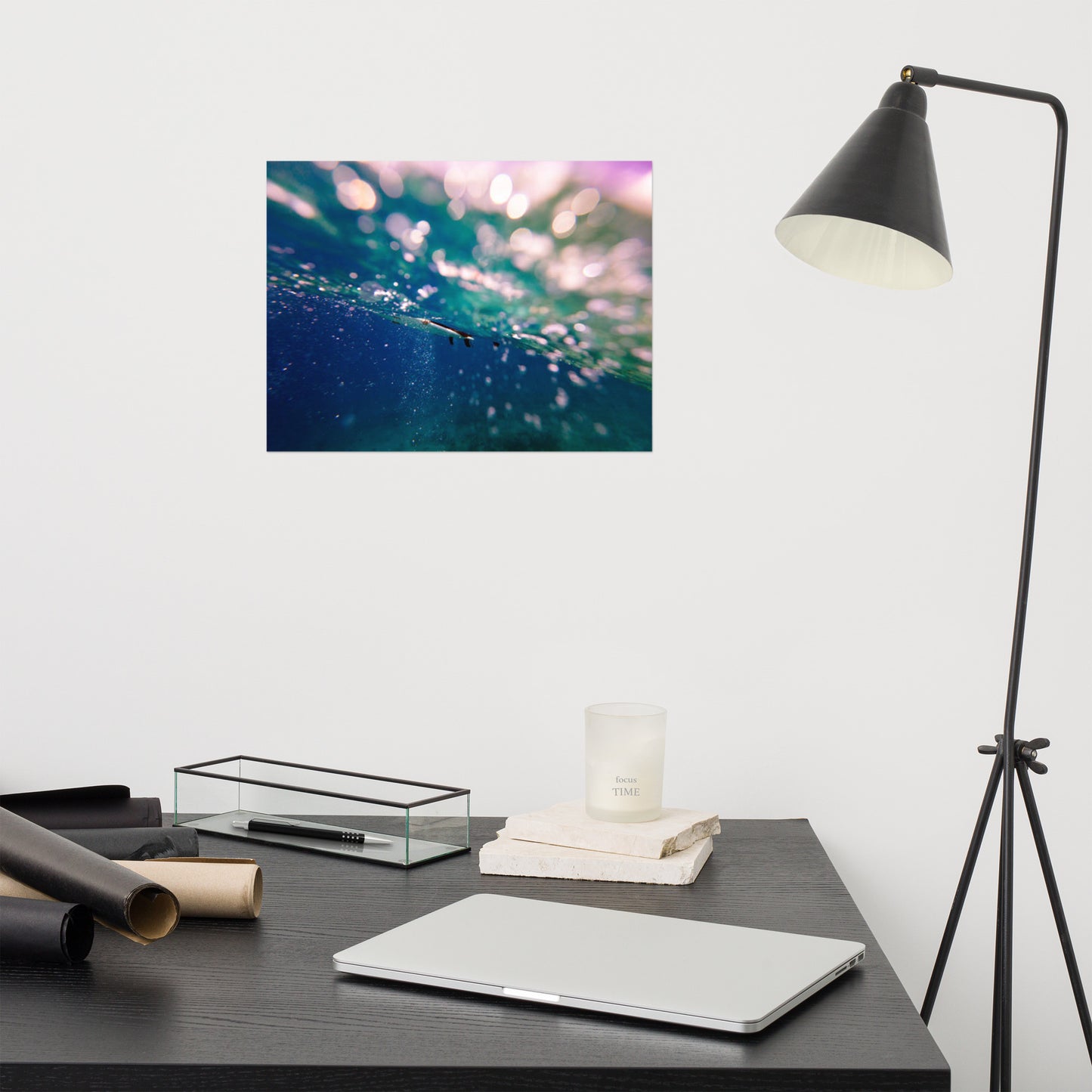 Bubble Trouble Coastal Abstract Lifestyle Photograph Frameable Wall Art Print