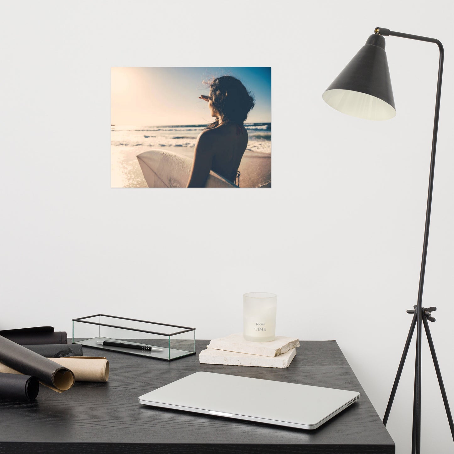 Saltwater Sunrise Coastal Lifestyle Photograph Loose Wall Art Print