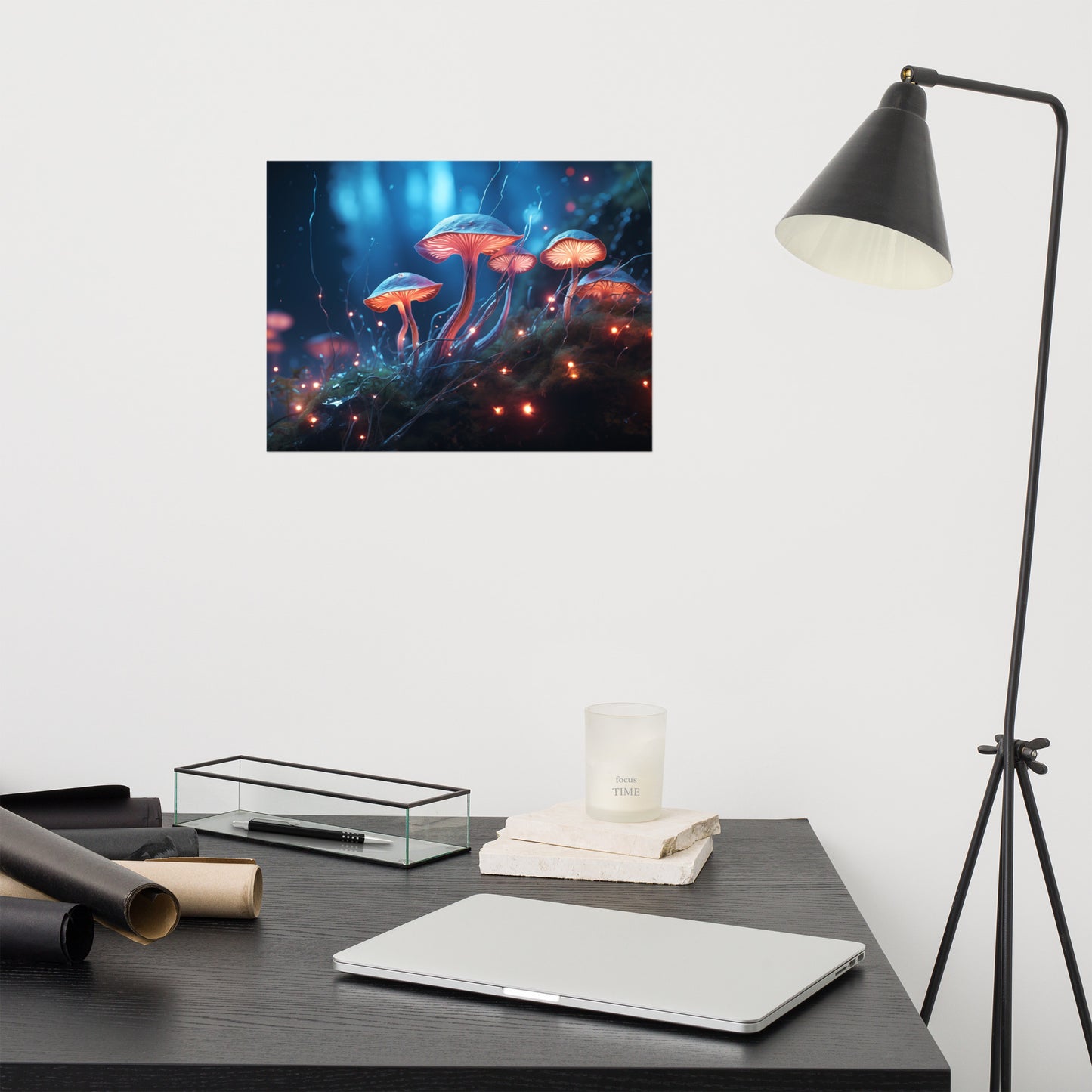 Botanical Wall Decor: "The Light Within" Abstract / Minimal / Modern Loose Art Print