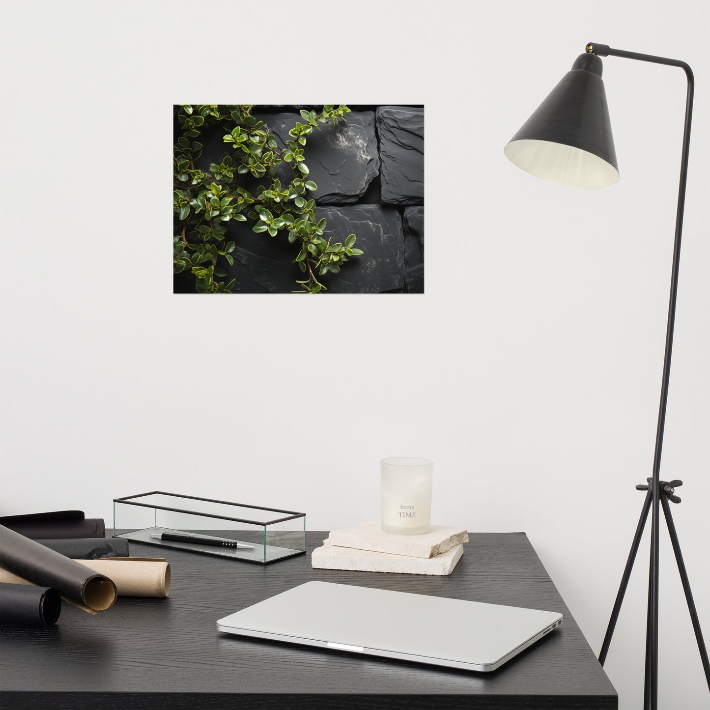 Thyme's Whisper Photorealism - Digital Artwork Loose Art Print