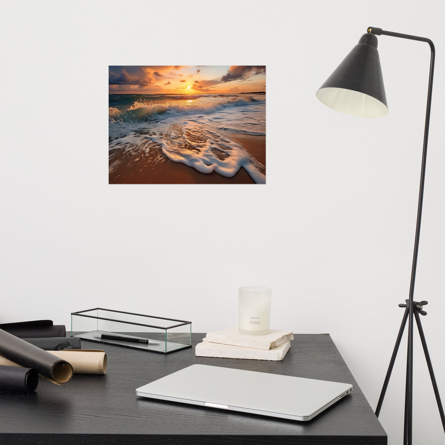 California Dreamin' Realism Painting Digital Artwork Loose Art Print