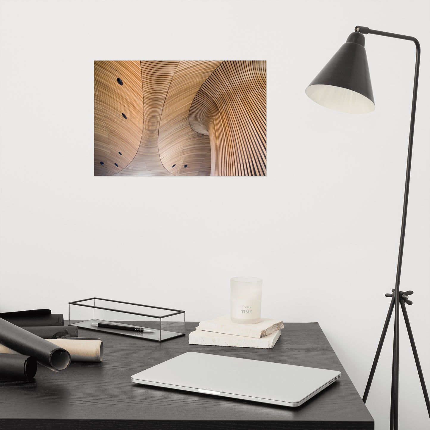 Architectural Pictures of Buildings: Arboreal Rhythm Frameless Art Print