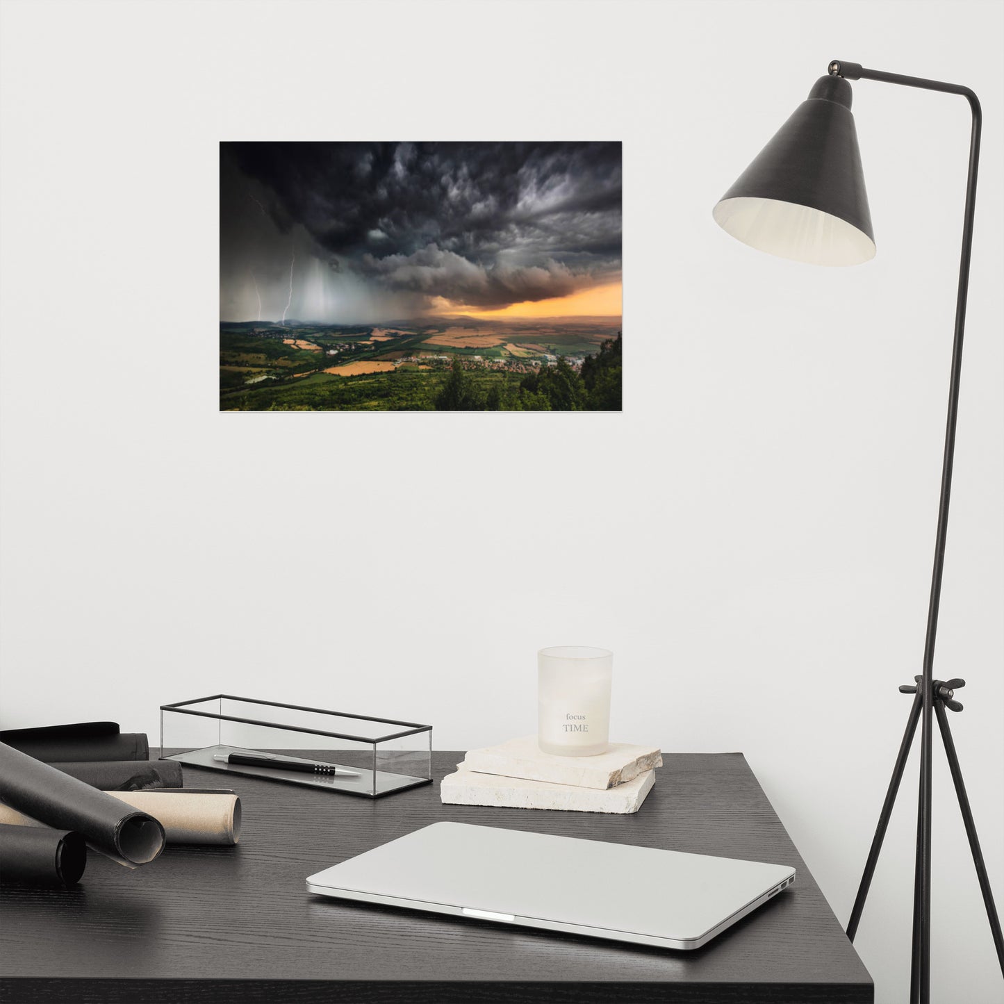 The Storm Rustic Landscape Photograph Loose Unframed Wall Art Print