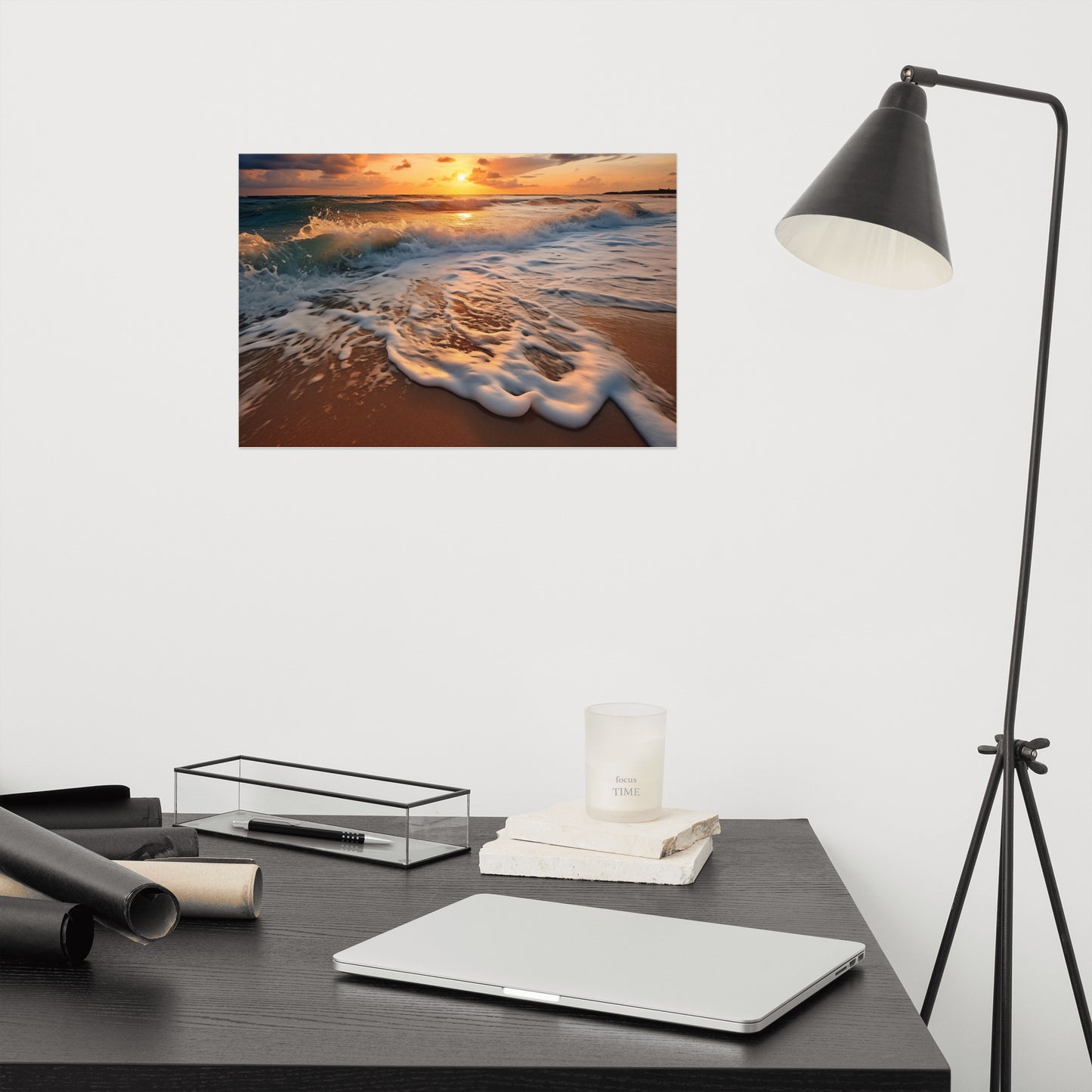 California Dreamin' Realism Painting Digital Artwork Loose Art Print