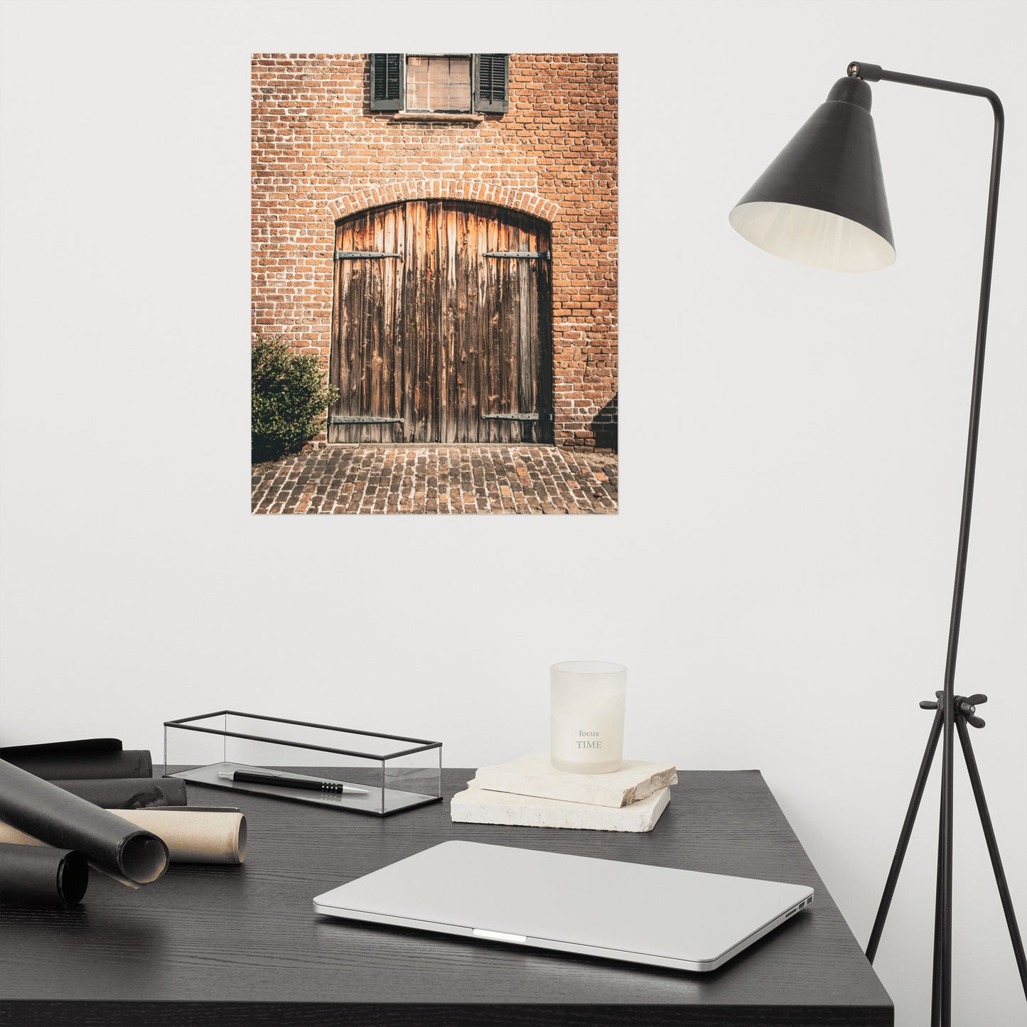 Old Wooden Door Savannah Ga Rustic Architectural Photograph Loose Wall Art Print