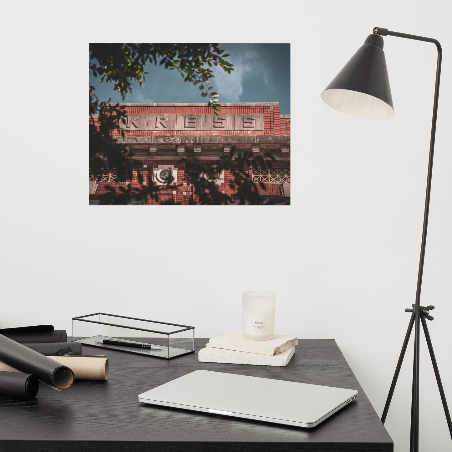 Old Kress Building Broughton St Savannah Ga Architectural Photo Loose Wall Art Print