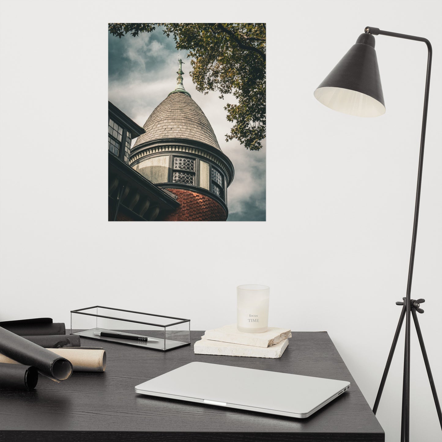 Cupola of Turret of George Baldwin House Savannah Ga Loose Wall Art Print