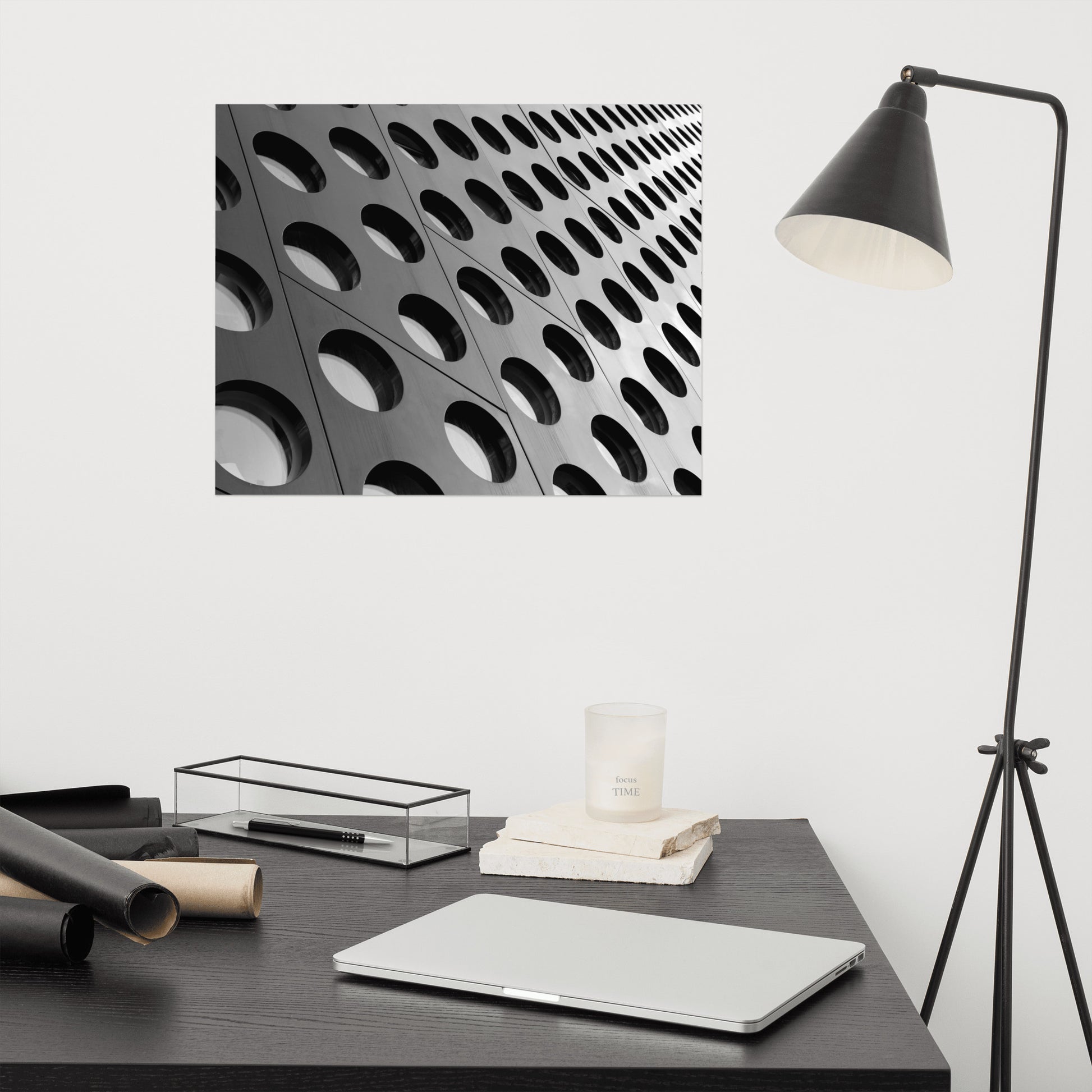 Architectural Art Prints: Binary Rhythm Loose / Unframed Photograph Frameless