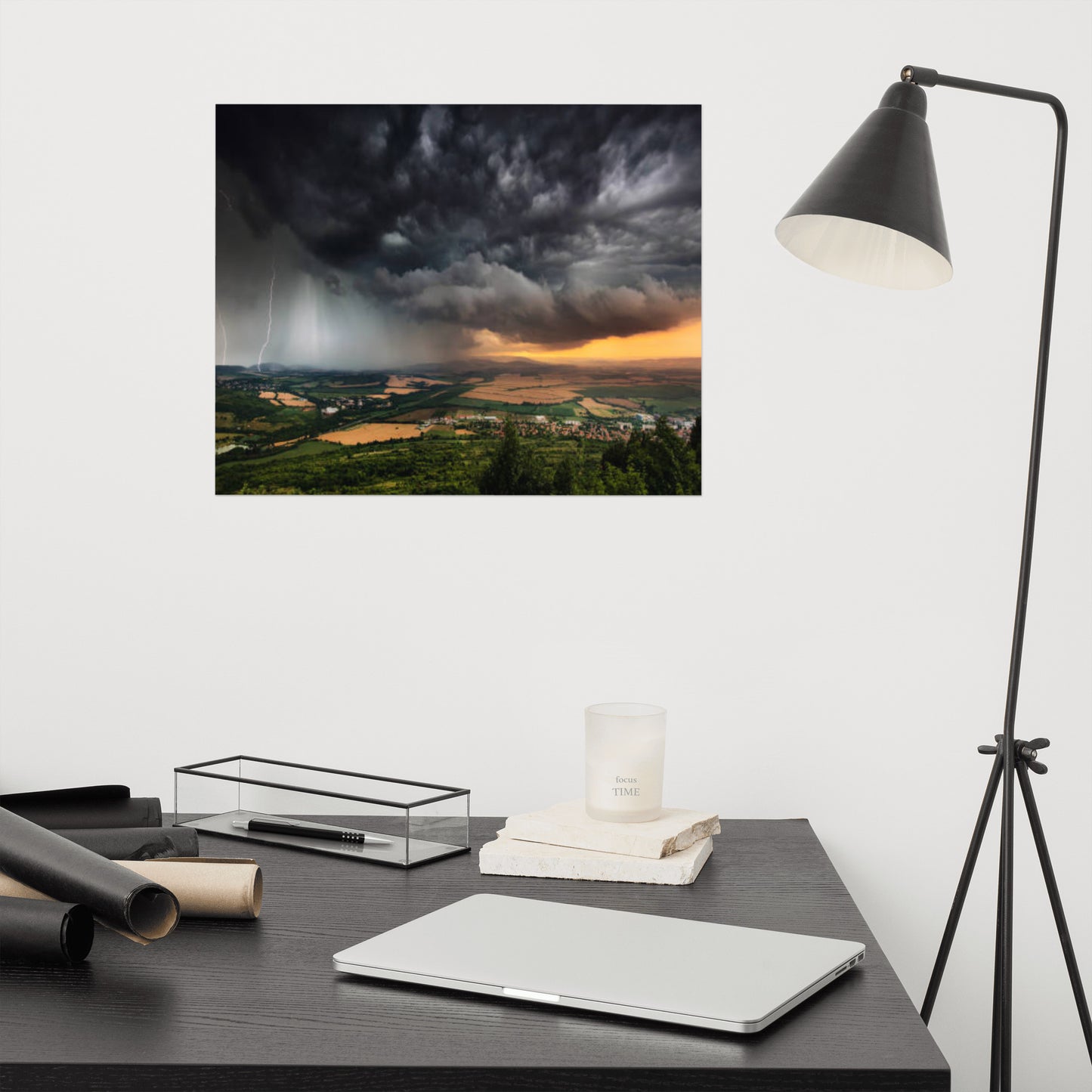 The Storm Rustic Landscape Photograph Loose Unframed Wall Art Print