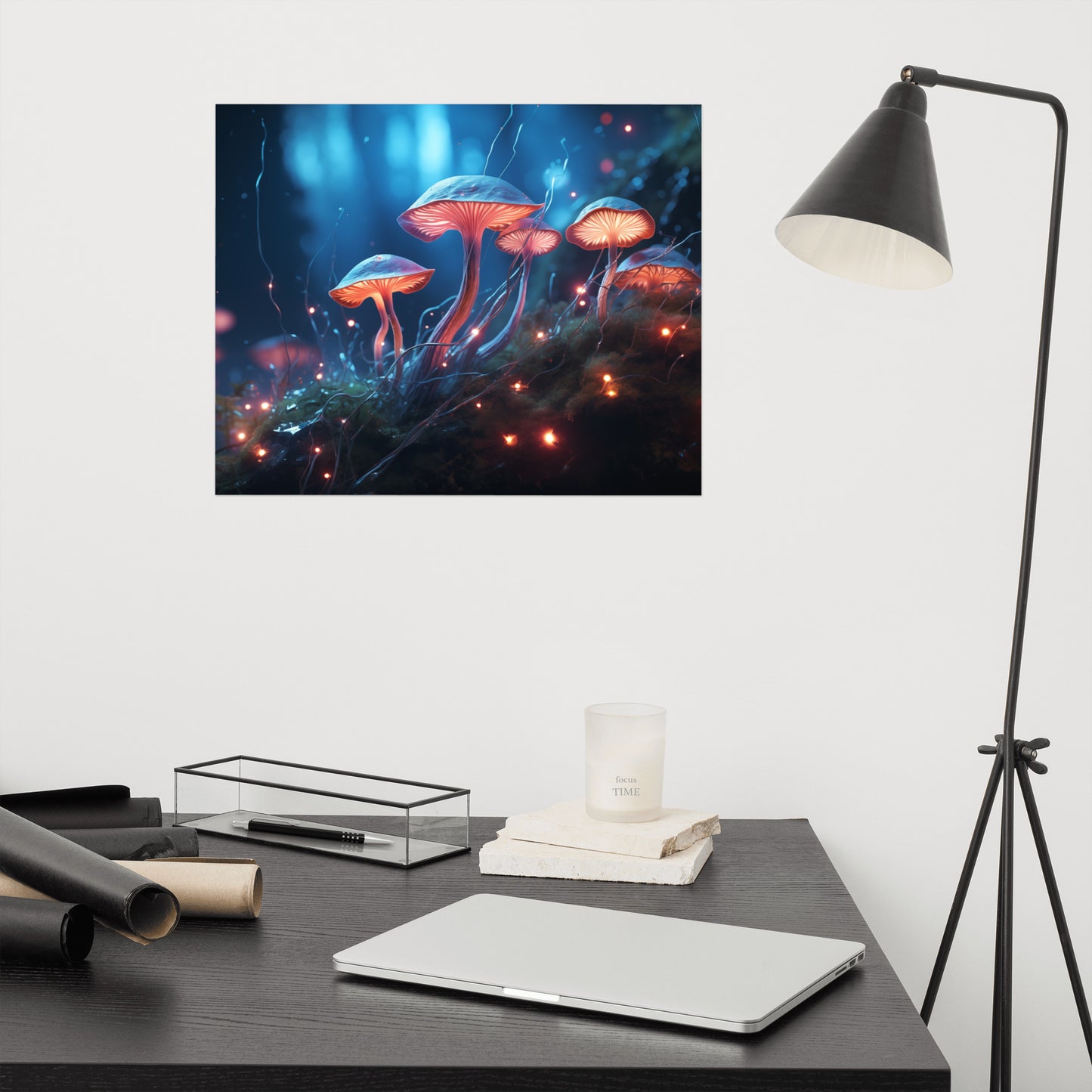 Botanical Wall Decor: "The Light Within" Abstract / Minimal / Modern Loose Art Print