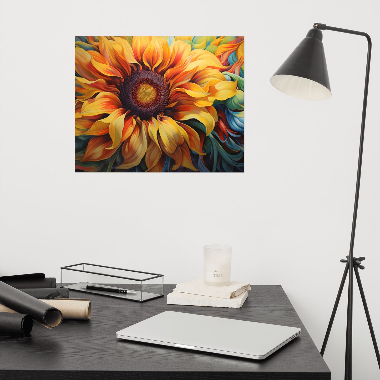 Whispers of Summer Illustration - Digital Artwork Loose Art Print