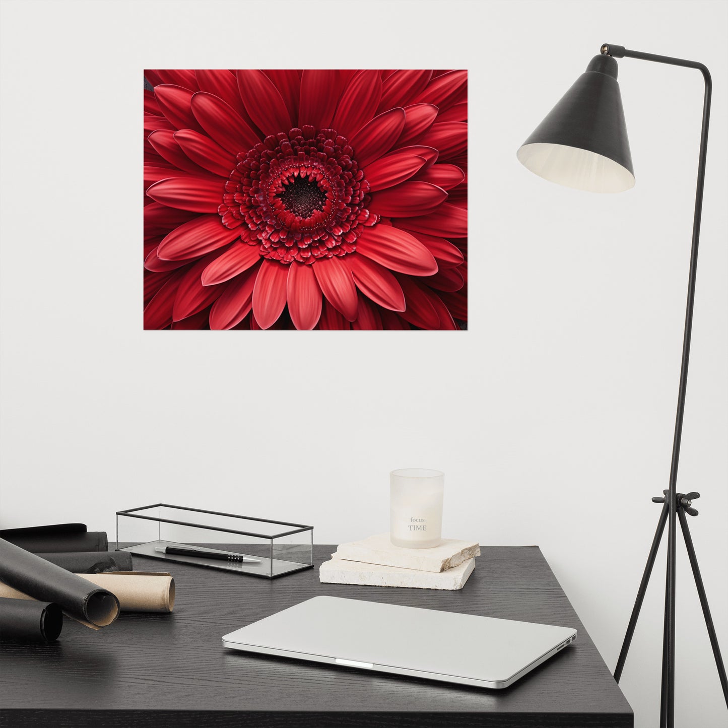 Bloomin' Beautiful Photorealistic Floral Digital Artwork Loose Art Print