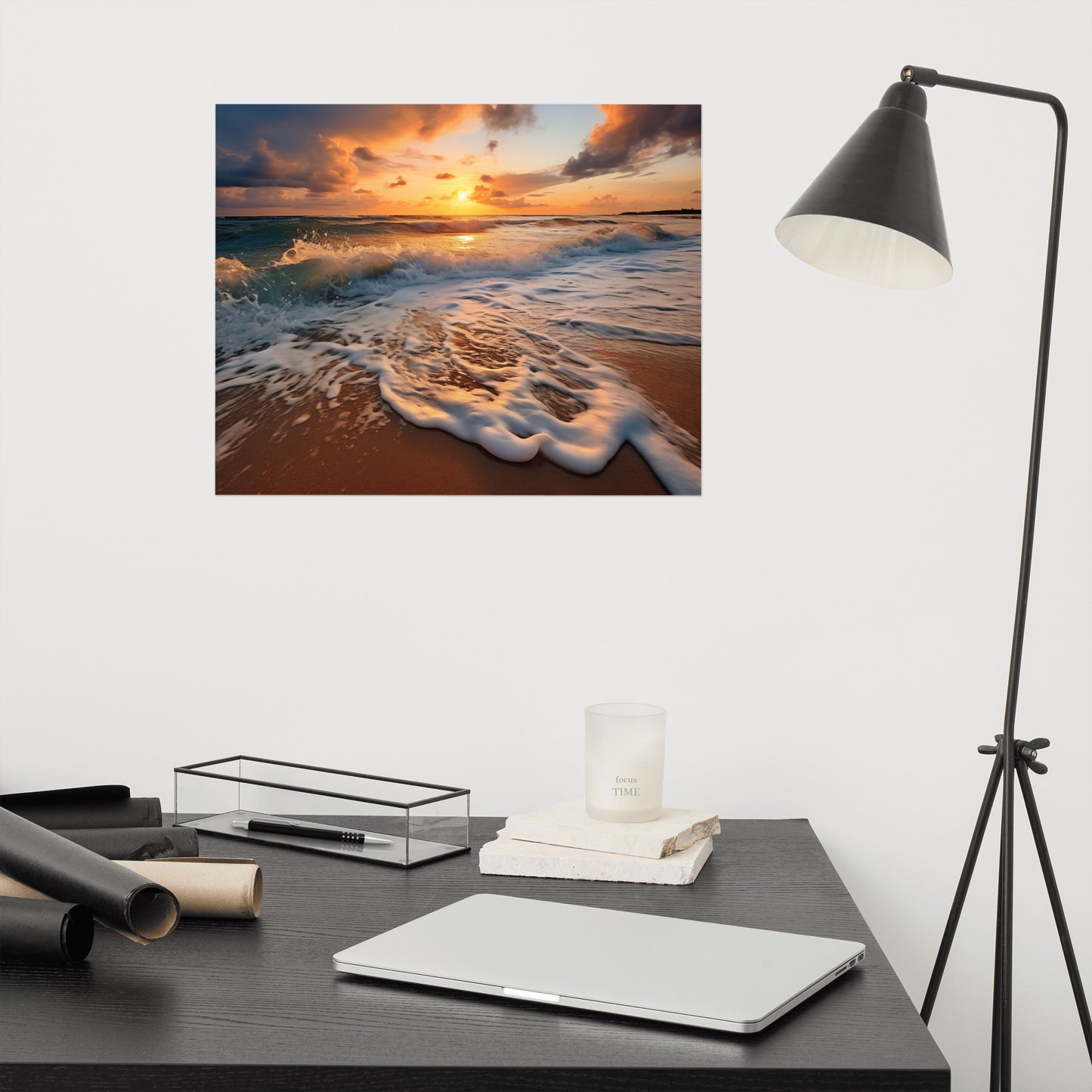 California Dreamin' Realism Painting Digital Artwork Loose Art Print
