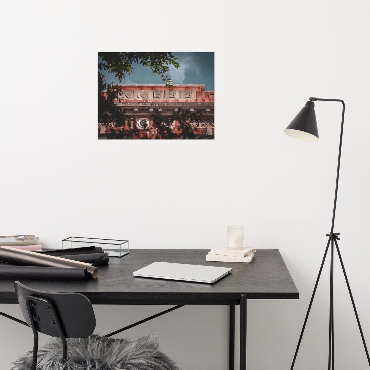 Old Kress Building Broughton St Savannah Ga Architectural Photo Loose Wall Art Print