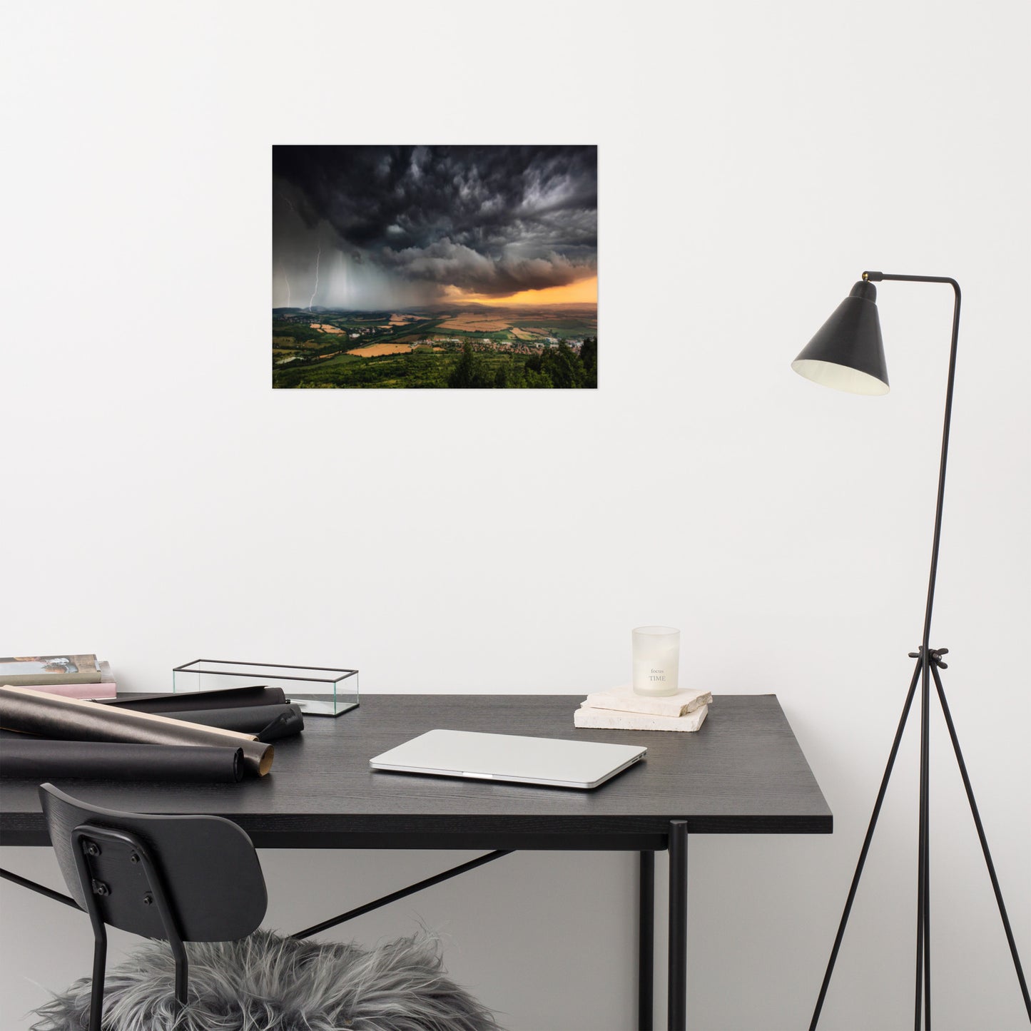 The Storm Rustic Landscape Photograph Loose Unframed Wall Art Print