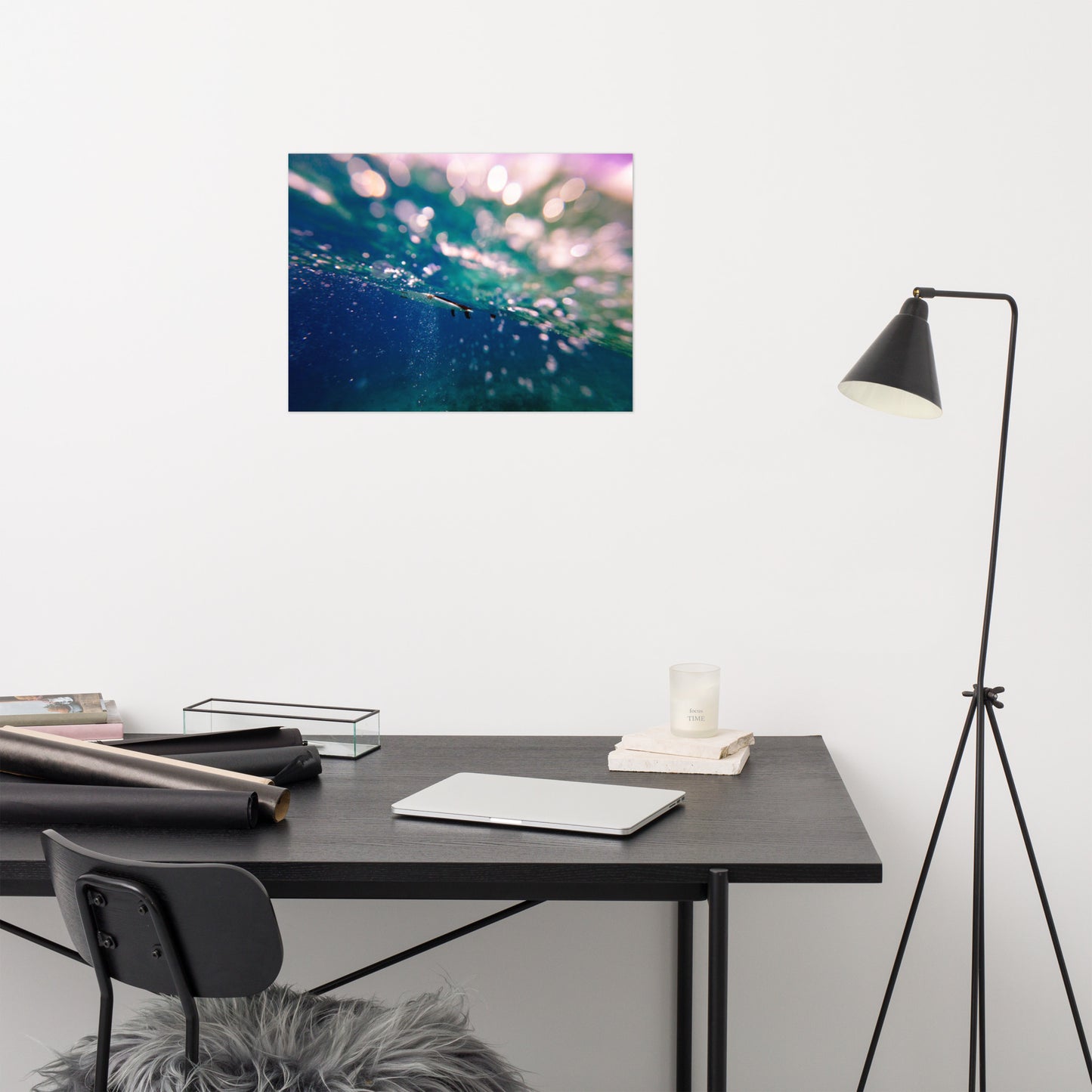 Bubble Trouble Coastal Abstract Lifestyle Photograph Frameable Wall Art Print