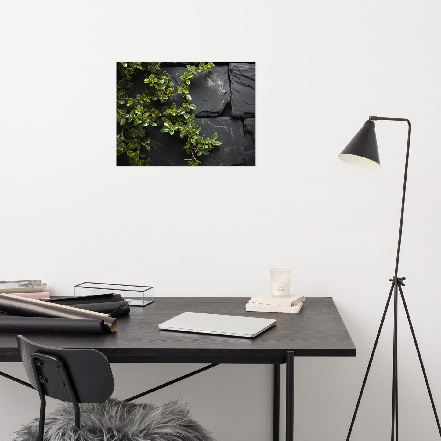 Thyme's Whisper Photorealism - Digital Artwork Loose Art Print