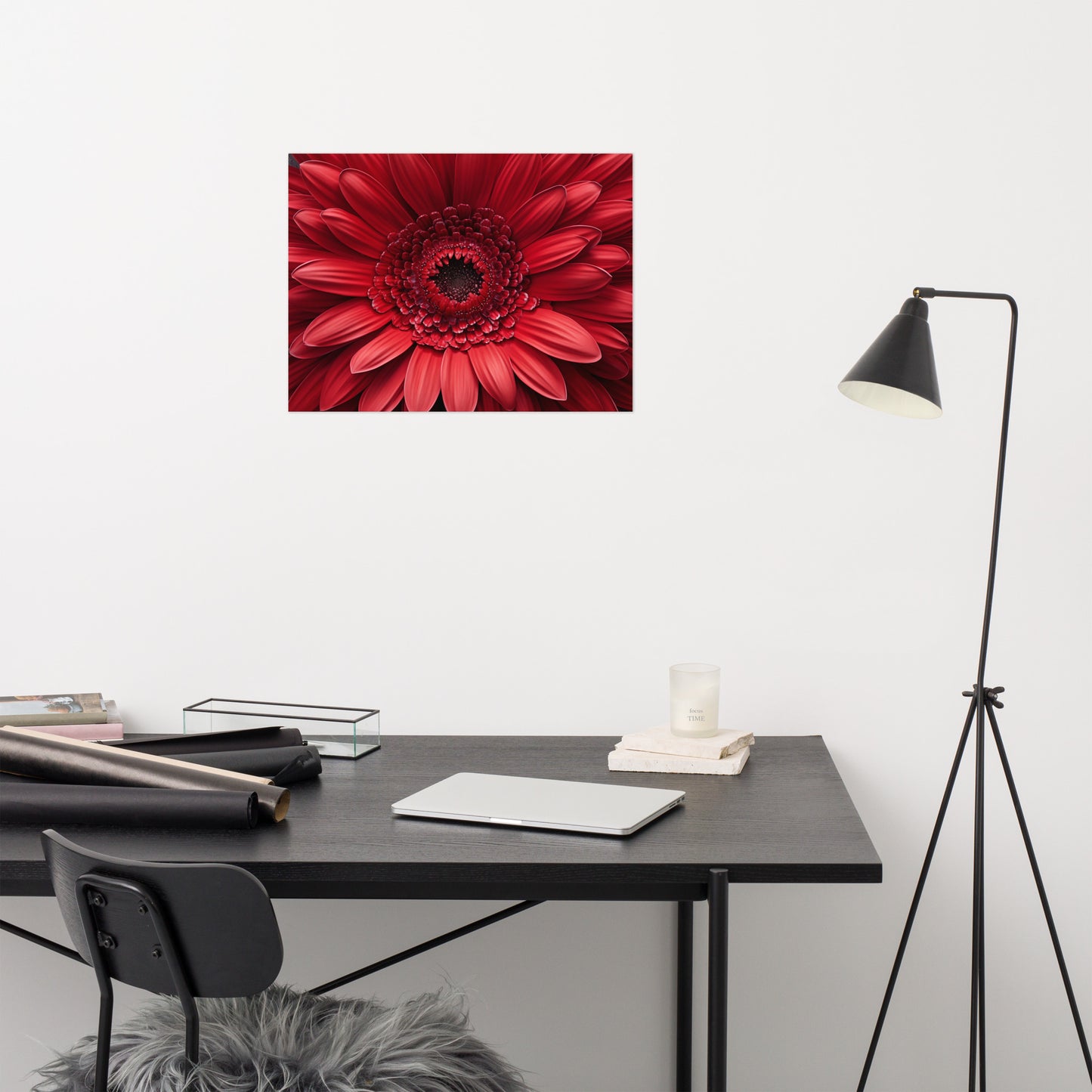 Bloomin' Beautiful Photorealistic Floral Digital Artwork Loose Art Print