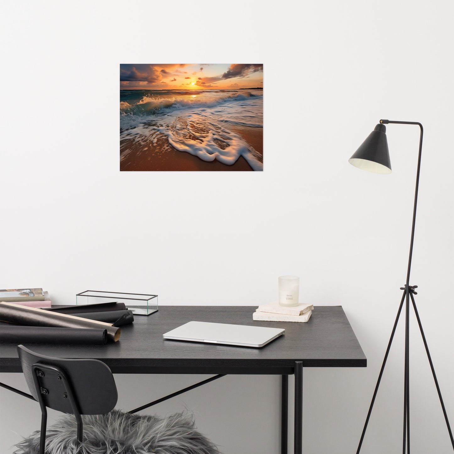 California Dreamin' Realism Painting Digital Artwork Loose Art Print